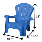 Garden Chair - Blue 2 Pack