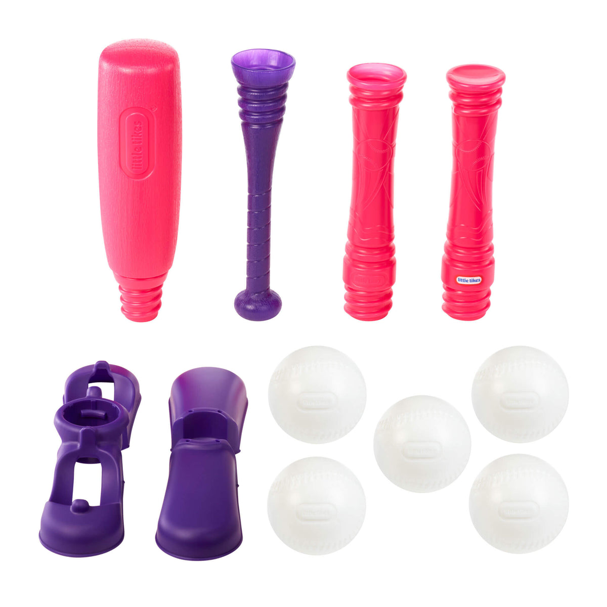 TotSports™ T-Ball Set with 5 Balls - Pink